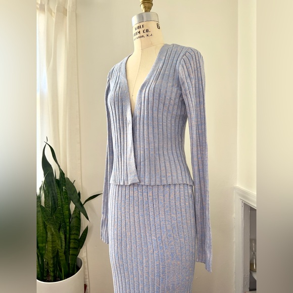 AFRM - Minton Cardigan Wide Rib Sweater - Picture 4 of 6